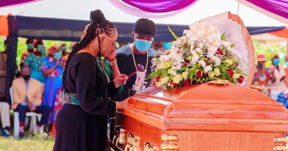 Janet Otieno has shared on her father's death.