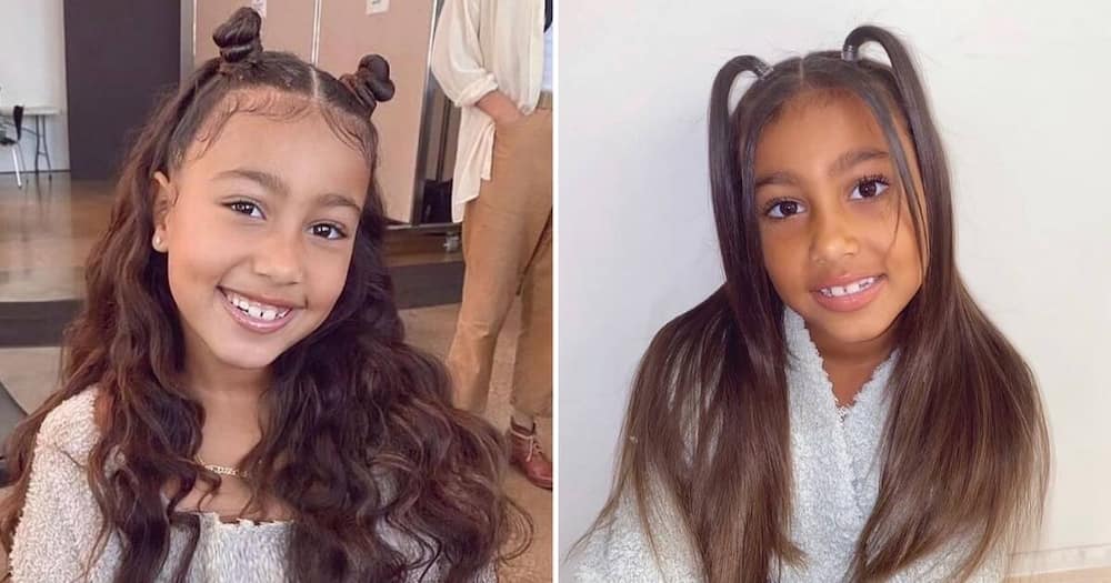 North West carried an expensive Louis Vuitton handbag. North West carried an expensive Louis Vuitton handbag.