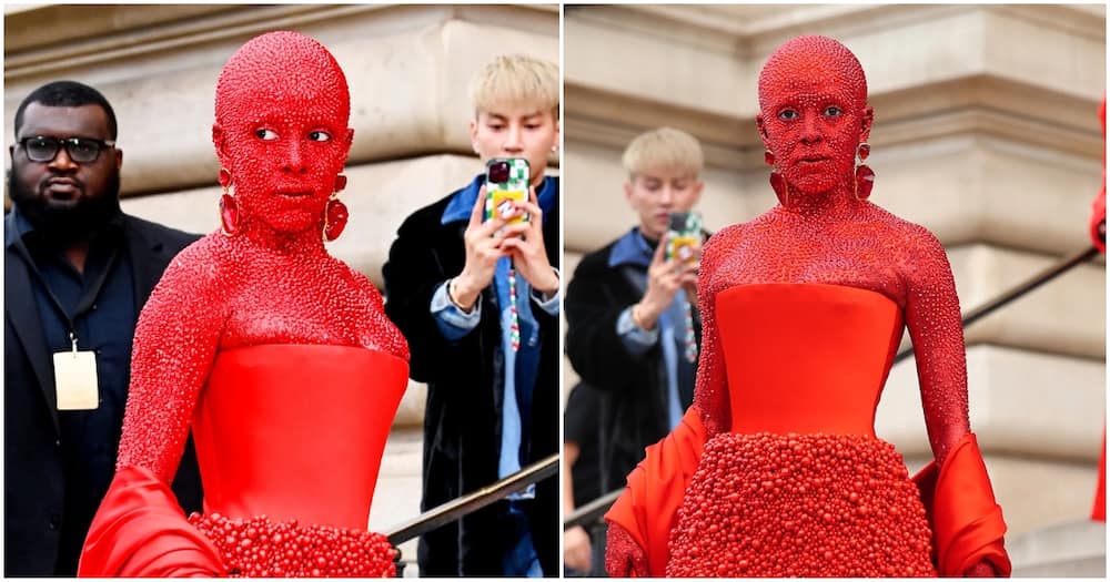 Doja Cat covered in 30,000 crystals at Paris Fashion Week: See the photos -  Good Morning America