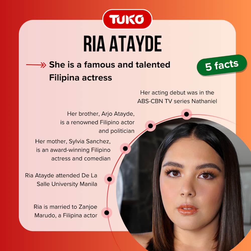Filipina actress Ria Atayde