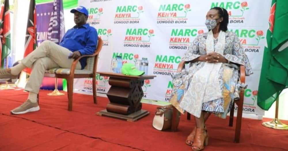 Raila Odinga Holds Private Meeting with Martha Karu.