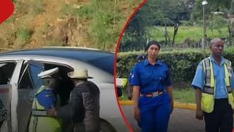 Embu: Drama as Plain Clothes EACC Officers Ambush Traffic Cops Taking Bribes, Bundle Them into Cars