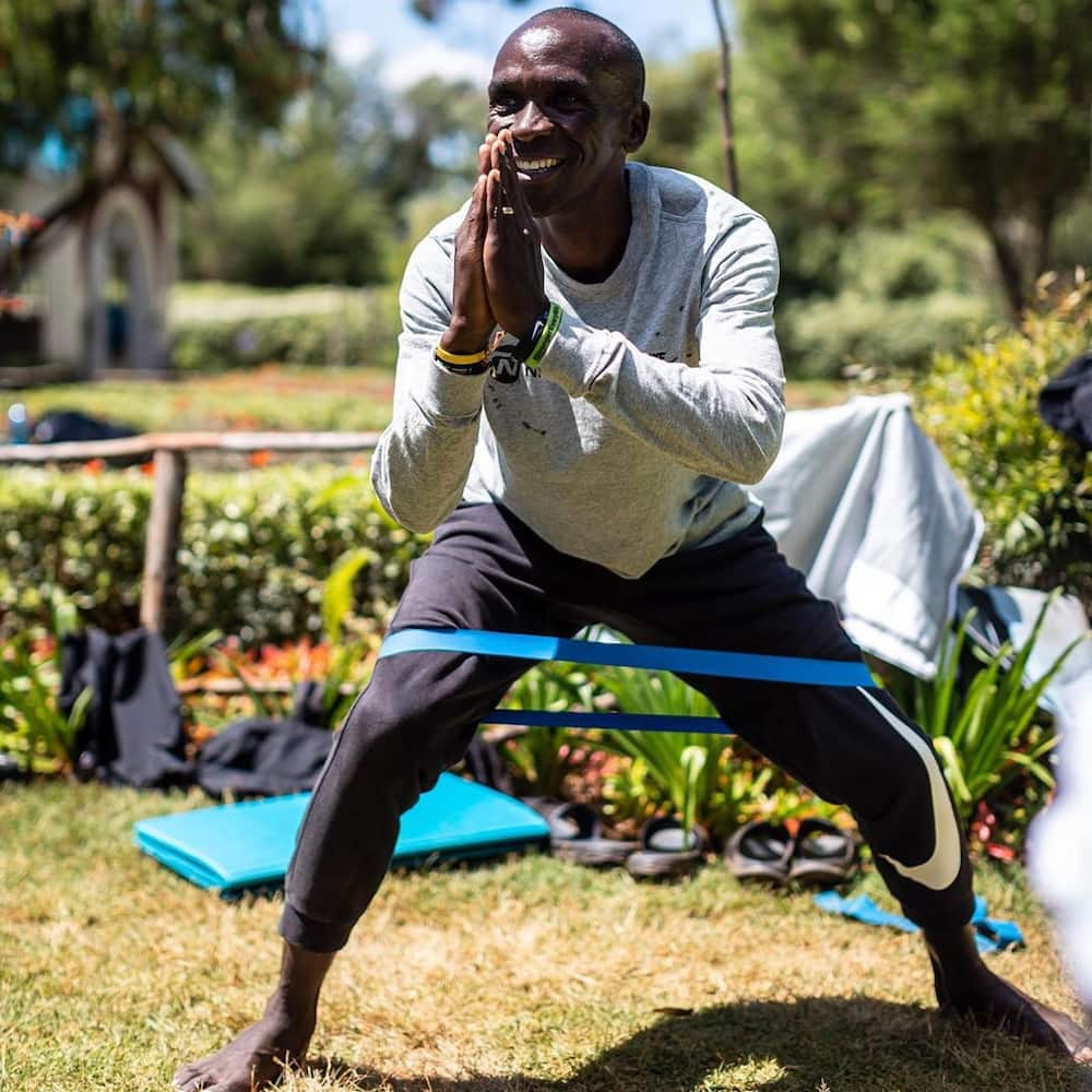 Eliud Kipchoge training