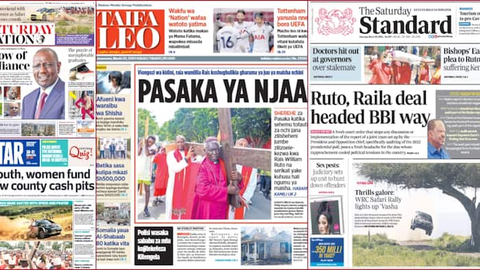 Kenya Newspapers Review: Lightning Strikes Kakamega Home, Kills 2 Brothers While Studying