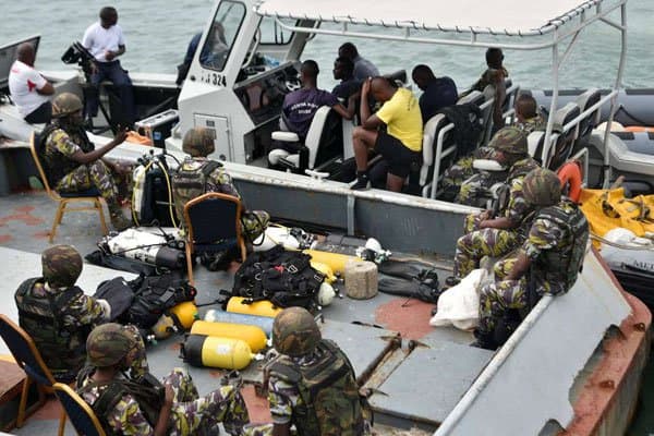Likoni: Kenya Navy yet to resume search operation over delay in arrival of sophisticated equipment