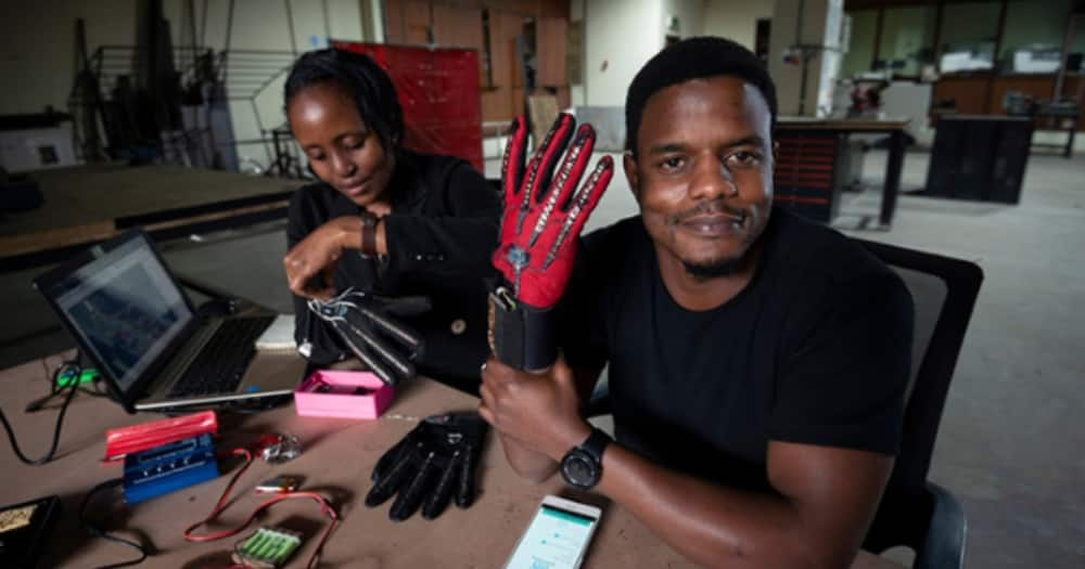 Meet the guy whose smart gloves caught President Uhuru’s attention