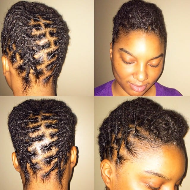 Hair styles for Short Locs - YouTube