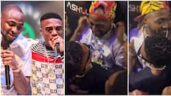 Reunion: Wizkid and Davido Share Passionate Hug After Many Years, Fans Jubilated