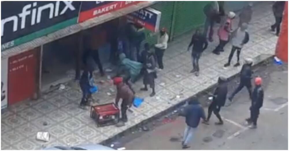 Eldoret looters.