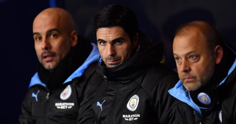 Guardiola and Arteta.