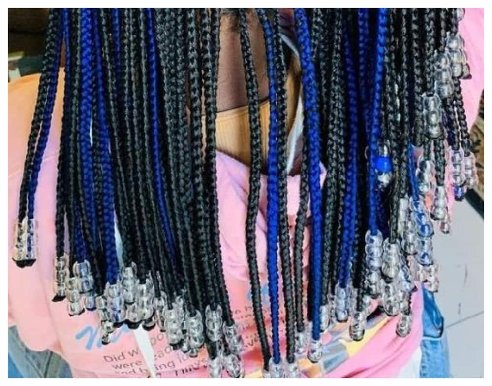 20 trendy knotless braids with beads for short and long hair