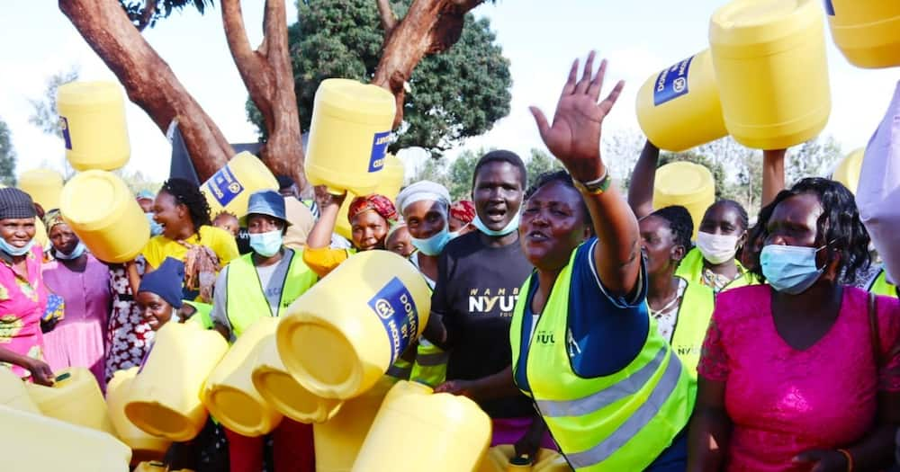 Mozzart Bet's clean water point in Murang’a. Photo: Mozzart.