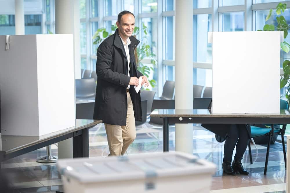 'I entered this campaign to win,' candidate Anze Logar, 46, said, casting his ballot in the capital Ljubljana