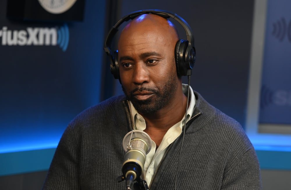 D.B. Woodside visits Radio Andy with Bevy Smith at SiriusXM Studios