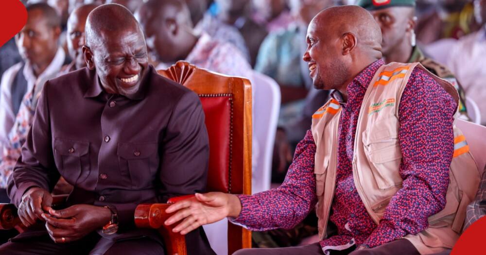 William Ruto and Moses Kuria