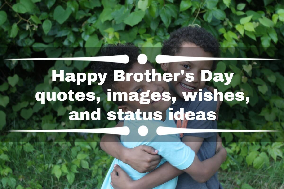 Happy Brothers Day Black Background White Stock Illustration 1410864926   Shutterstock