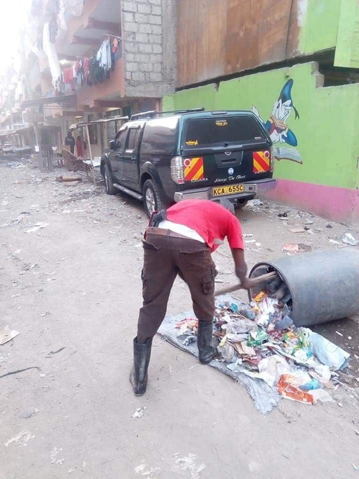 Nairobi armed thug posing as garbage collector arrested following social media photos