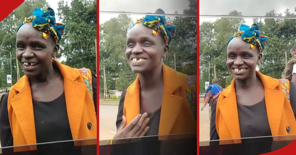 A woman from Kericho county amused internet users with her flawless rap skills.