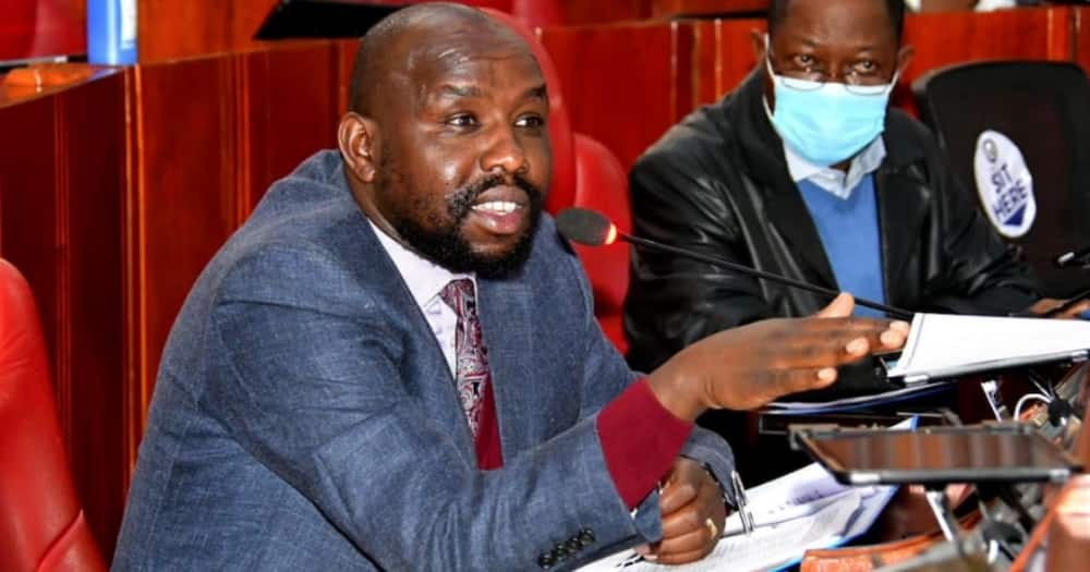 Kipchumba Murkomen stands in solidarity with teary Cleophas Malala over alleged death threats