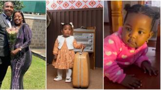 5 Photos of Jackie Matubia's Beautiful 2nd Born Daughter with Fiancé Blessing Lung'aho