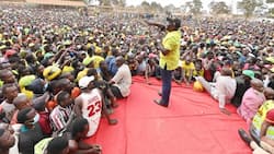 William Ruto Confronts Supporter Who Disrupted His Speech With Vuvuzela Noise: "Tarumbeta Ni Ya Mbinguni"