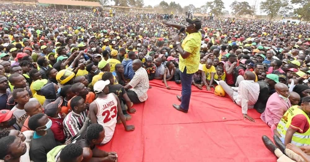 DP William Ruto was irritated by a supporter who had kept blowing a vuvuzela.