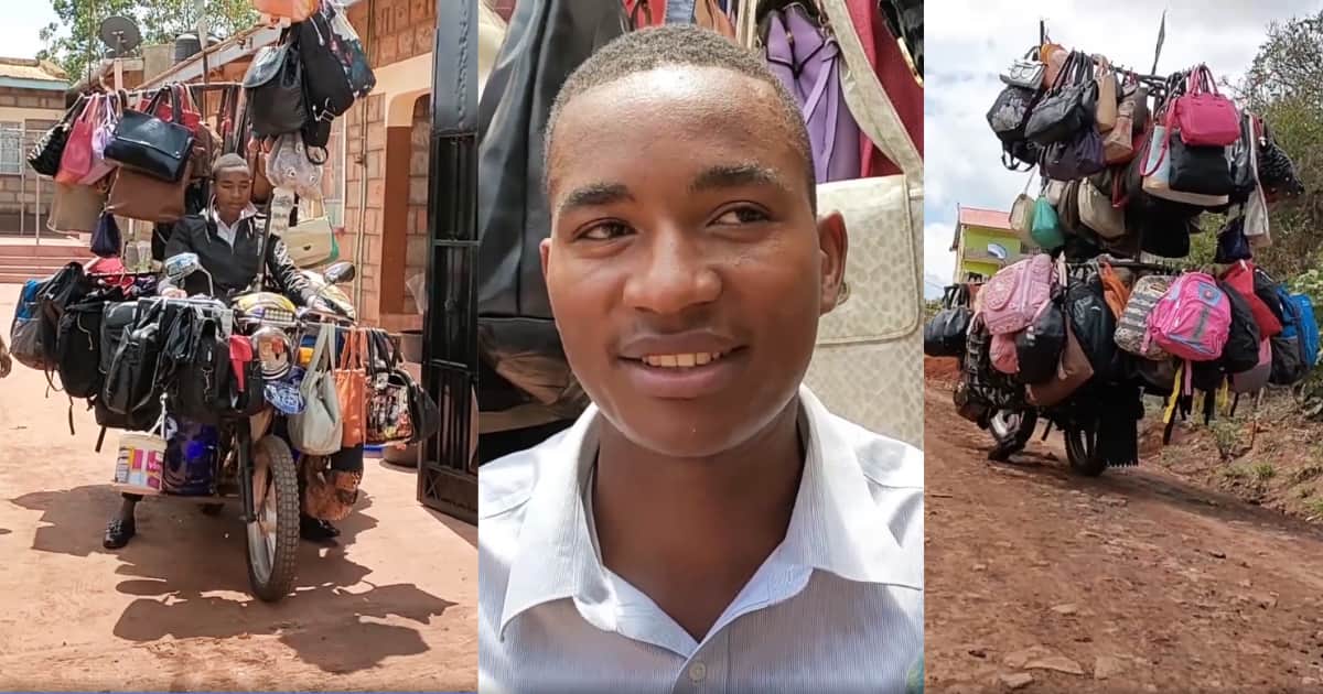 Embu 28 Year Old Man Impressively Turns Motorbike Into Mobile Boutique Ke