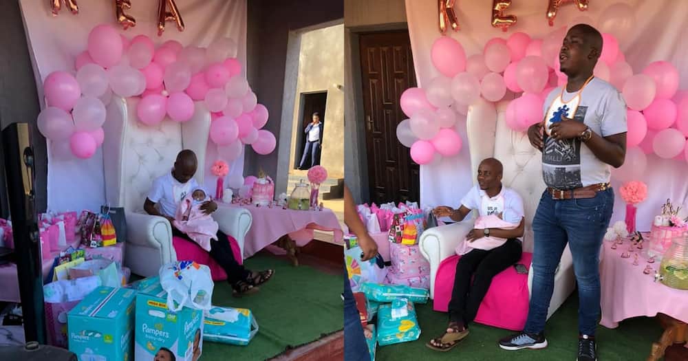 Plot twist: Young dad receives surprise baby shower from his friends