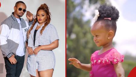 Kabi, Milly Wa Jesus Unveil Daughter's Face and Name with Giant Billboard