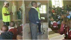 George Wajackoyah Speaks to Vihiga Pupils While Donned in Casual Outfit, Sparks Reactions