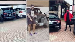 Emmy Kosgei's Step Son Shows Off Fuel-Guzzling Rides at Family's Nigeria Home