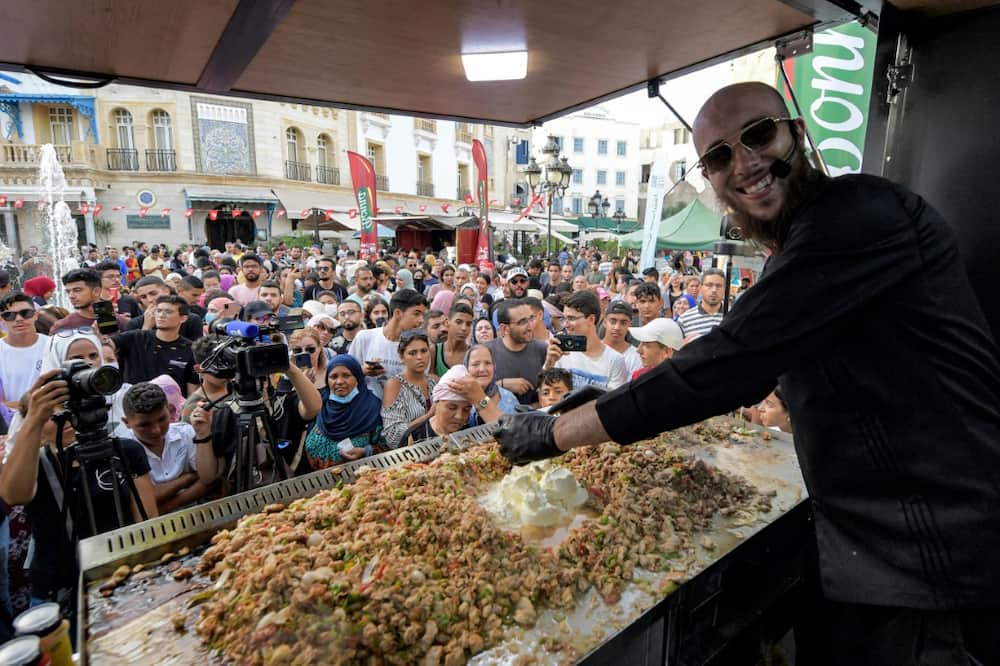 Habib Hlila quickly became a star of Tunisian street food, gaining a social media following with his banter and theatrics