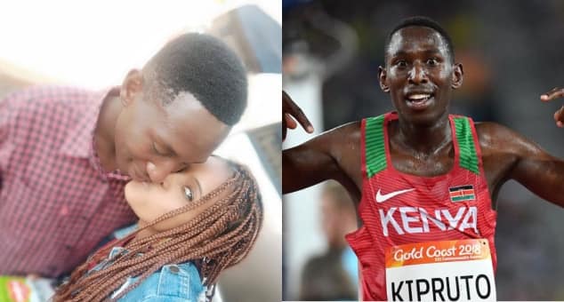 Olympics Champion Conseslus Kipruto's Leaked Photos With New Lover 