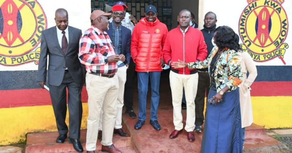 Kapseret MP Oscar Sudi hands himself to police