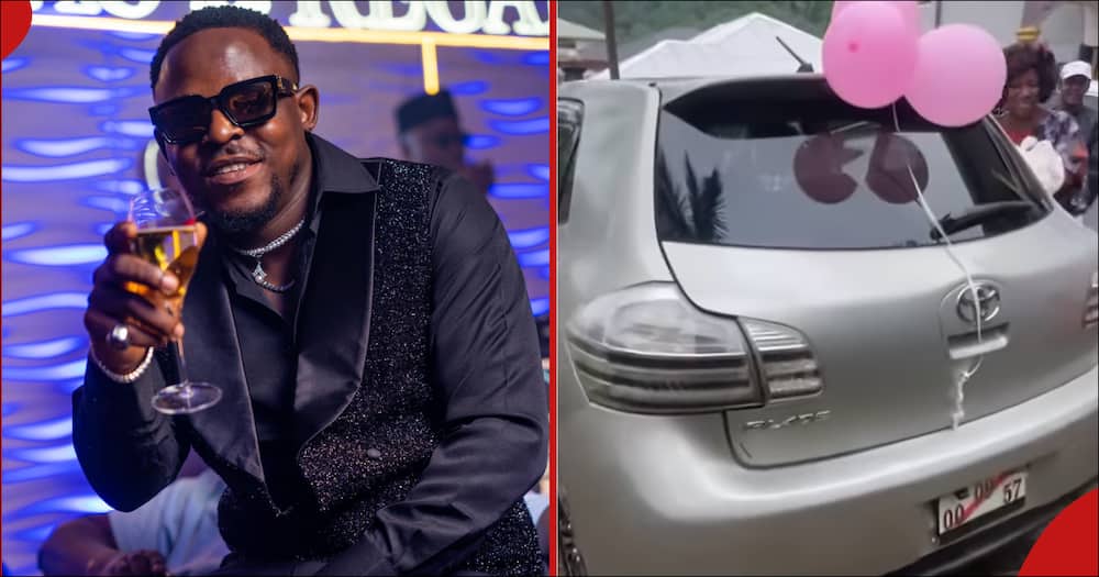 Singer Mic Monsta bought his wife a car.