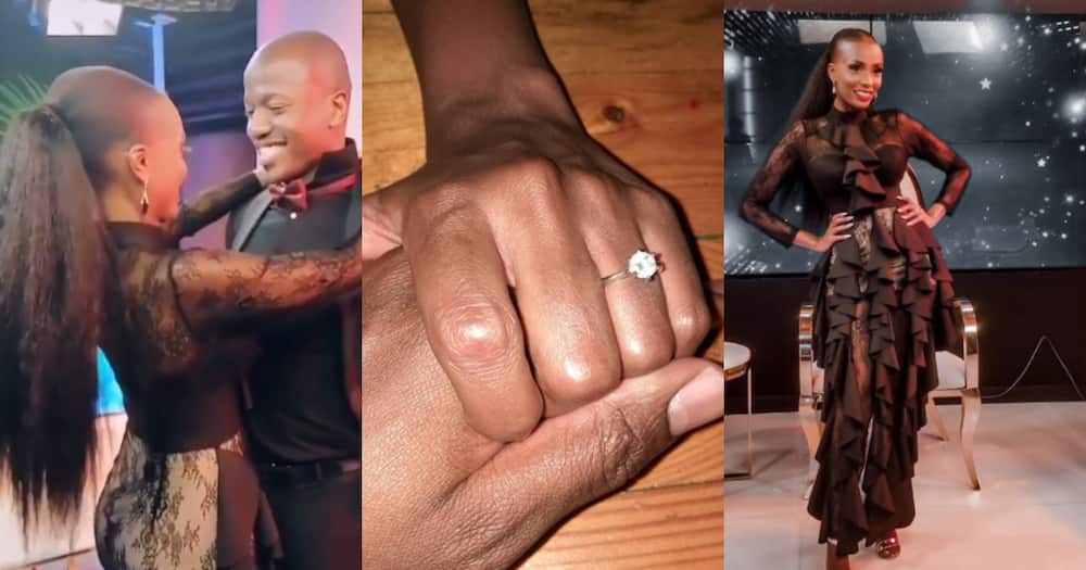 Joyce Maina gets engaged days after dismissing reports she's DJ Mo's lover