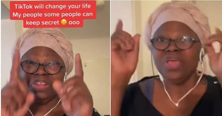 The Nigerian woman was overjoyed after she was paid by Tiktok.