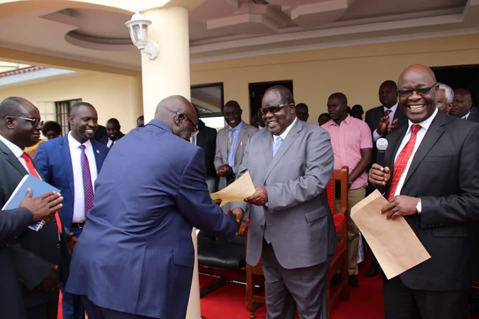 Homa Bay: Governor Cyprian Awiti returns to work after months of temporary blindness