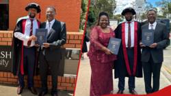 Wetang'ula Delighted after Son Graduates with PhD from Prestigious University: "Highest Levels"