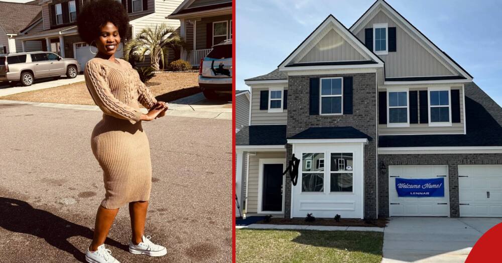 Linda Okello's second house in the US.