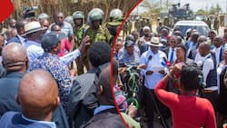 Raila Odinga, Kalonzo Musyoka Blocked from Accessing Athi River Land: "Tunalaani"