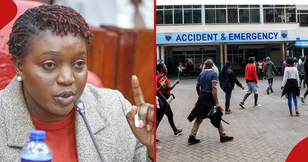 Susan Nakhumicha is on the receiving end for claiming no injured protester paid hospital bills.