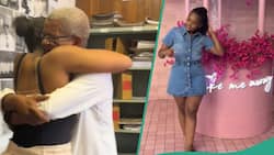 After 4 Years Apart, Lady Returns Home to Reunite with Father, Their Warm Hug Melts Hearts