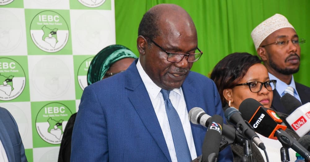 Wafula Chebukati in a previous event.