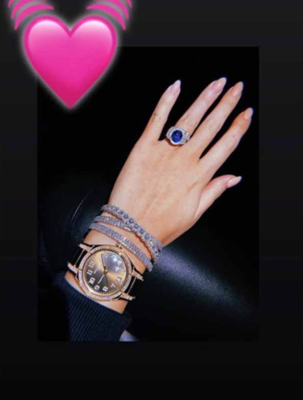 Ronaldo's girlfriend Georgina flaunts KSh 100 million worth of diamond jewellery on one hand