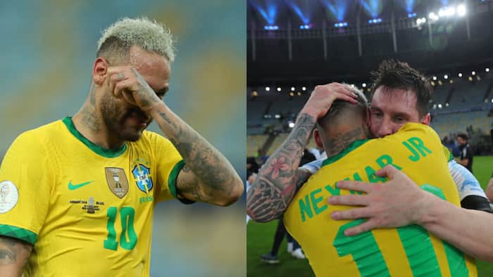 Lionel Messi Amkoshakosha Neymar Kufuatia Argentina kuisakama Brazil kwenye Fainali ya Copa America