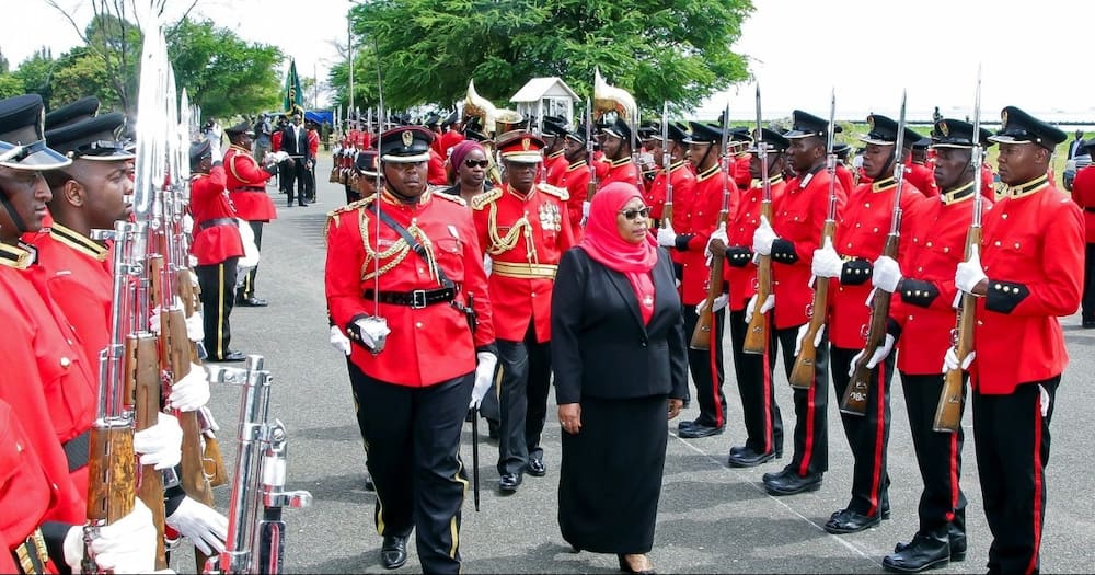 President Samia Suluhu said she had never thought of becoming president.