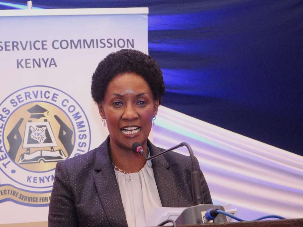 Teachers Service Commission boss Nancy Macharia. Photo: TSC.