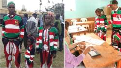 Most Patriotic Couple?: Meet Nyeri Family that Takes Prides in Wearing National Colours