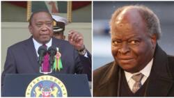Uhuru Ataka Viongozi Kumuiga Kibaki kwa Matendo na si kwa Maneno